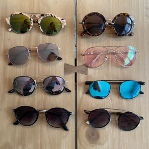 Funky sunglasses bundle! 8 pairs